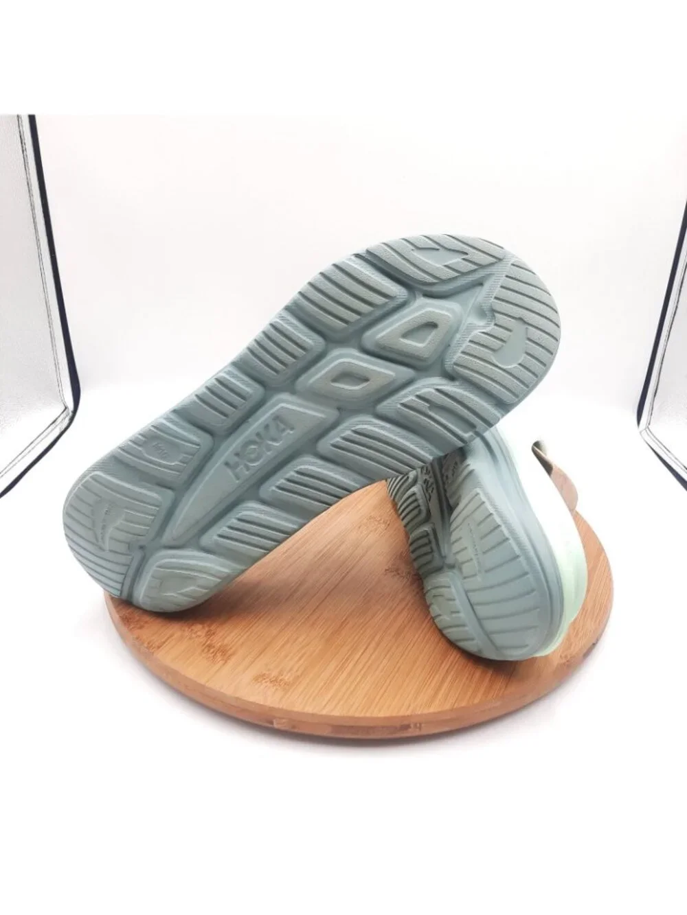 Hoka One One Ora Recovery Slide 3 Mens Size 10 Sandals Mist Green Trellis Slides